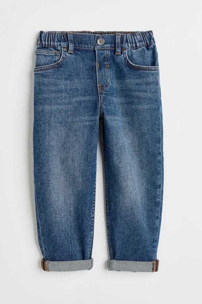 Jeans H&M Comodidad Stretch Loose Fit Niños Azules | 438759SHU