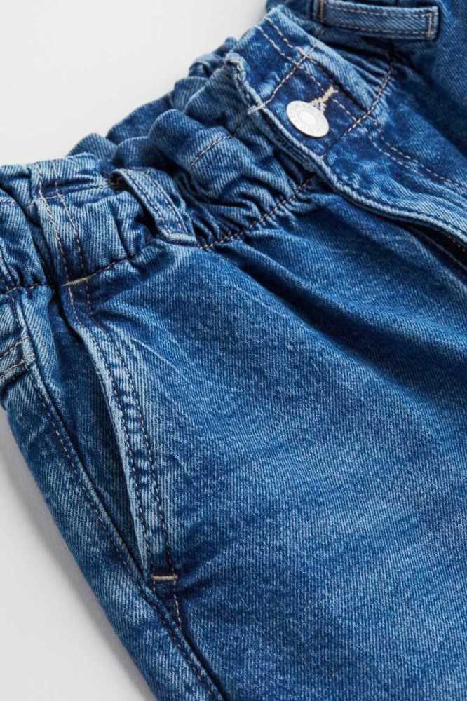 Jeans H&M Comodidad Stretch Relaxed Fit High Niños Azules | 592608AHN