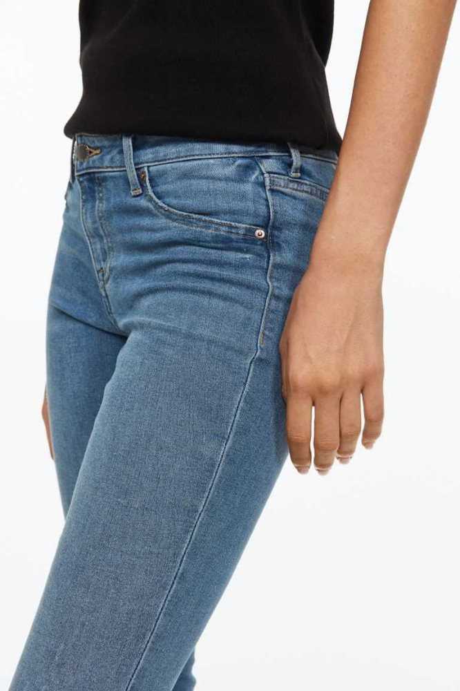 Jeans H&M Curvy Low Jeggings Mujer Azules | 412789YQP