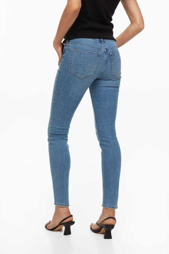 Jeans H&M Curvy Low Jeggings Mujer Azules | 412789YQP