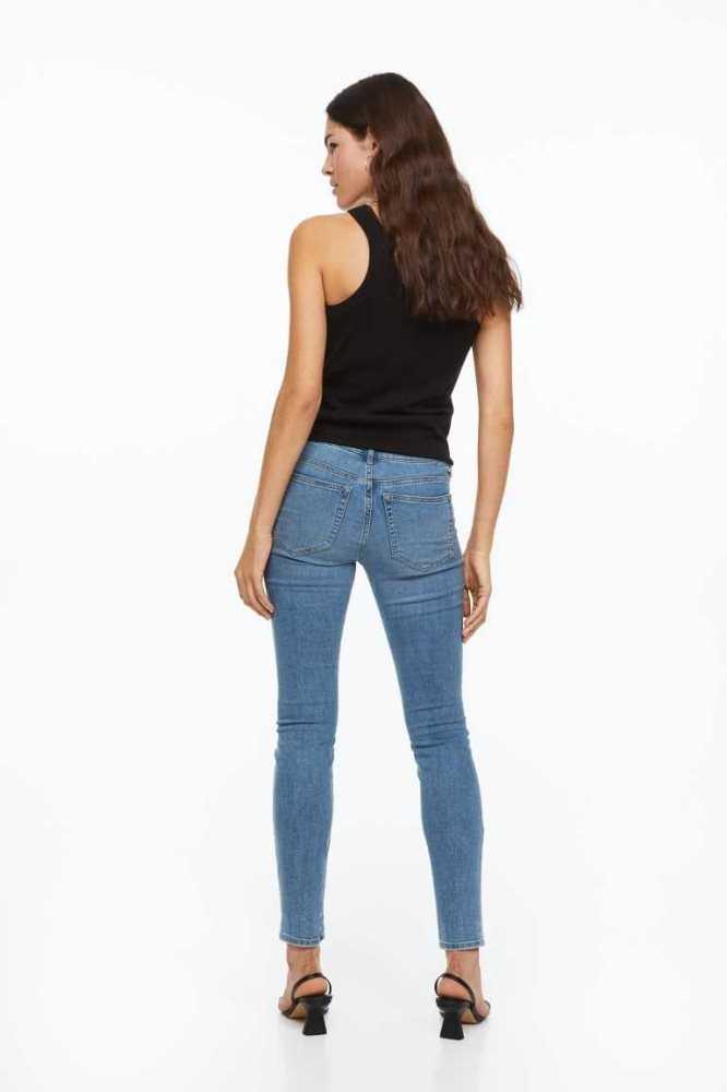 Jeans H&M Curvy Low Jeggings Mujer Azules | 412789YQP