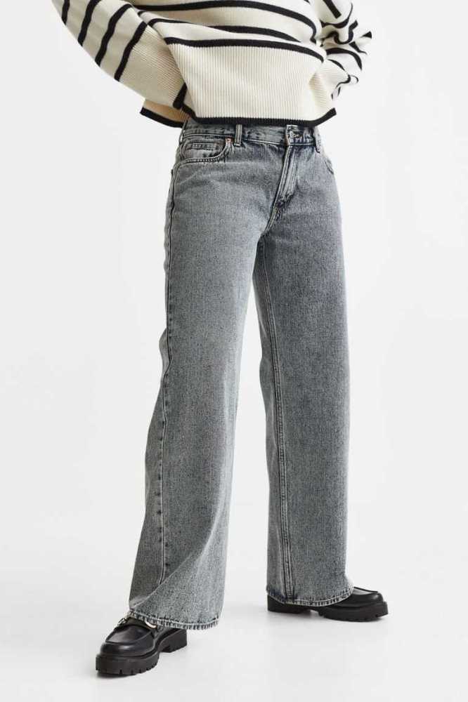 Jeans H&M Directo Low Mujer Azules | 592064ZRA