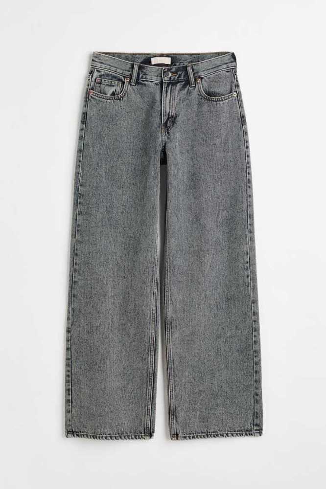 Jeans H&M Directo Low Mujer Azules | 592064ZRA