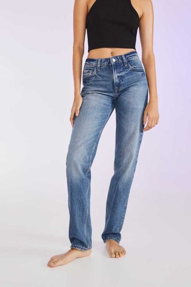 Jeans H&M Directo Regular Mujer Azules | 437096TVN