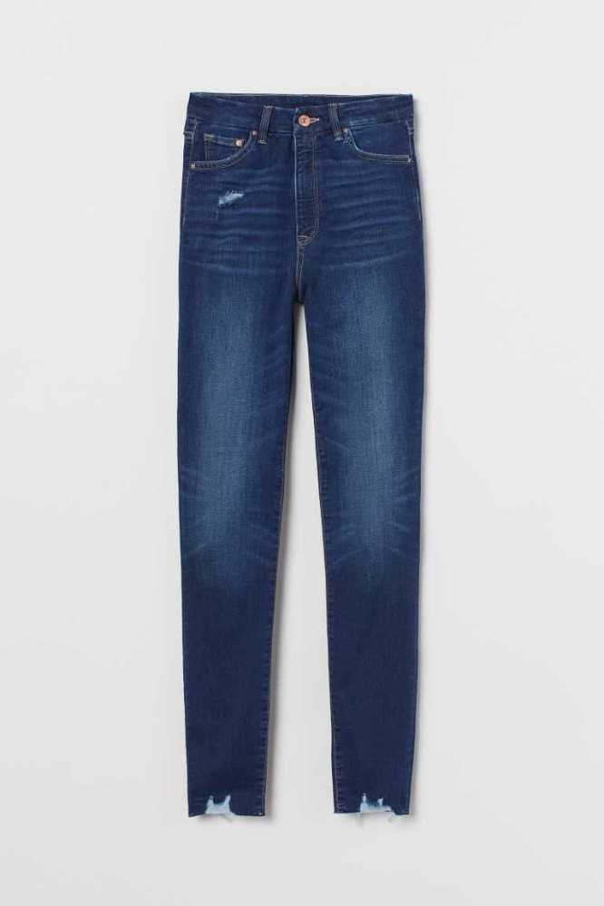 Jeans H&M Embrace High Ankle Mujer Azules | 283175OIV