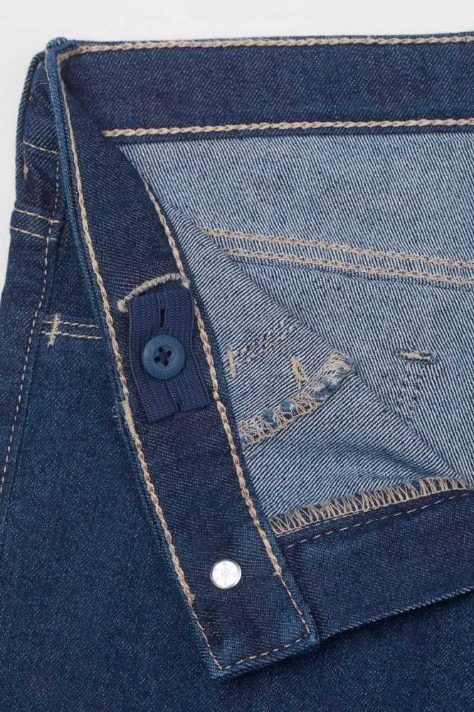 Jeans H&M Flaco Fit Niños Azules Oscuro | 071483KZP