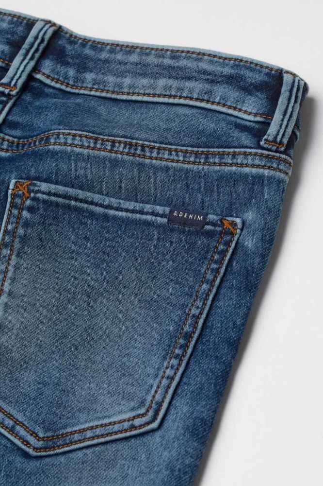 Jeans H&M Flaco Fit Niños Azules Oscuro | 256740GZP