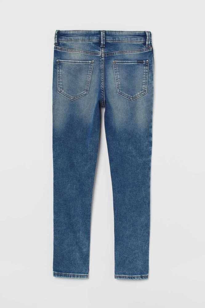 Jeans H&M Flaco Fit Niños Azules Oscuro | 256740GZP