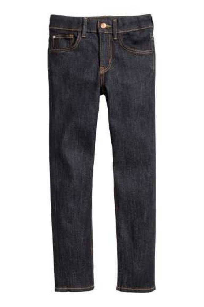 Jeans H&M Flaco Fit Niños Azules Oscuro | 510876CWT