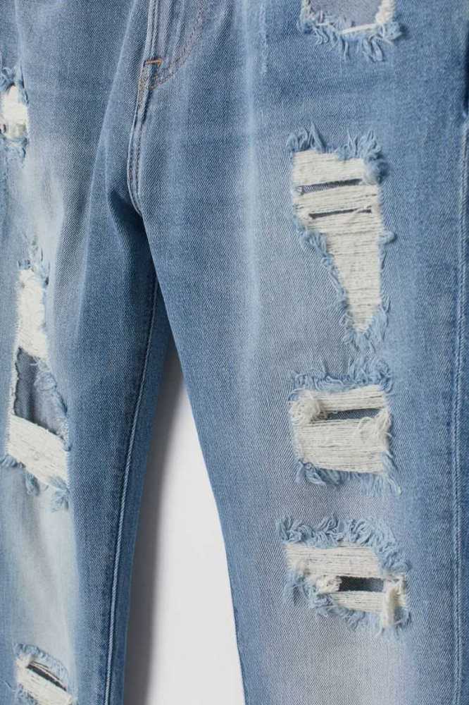 Jeans H&M Flaco Hombre Azules | 105936PNE