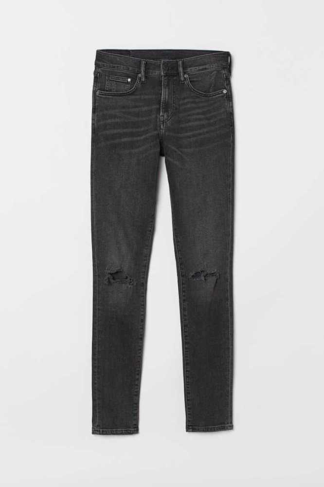 Jeans H&M Flaco Hombre Azules | 105936PNE