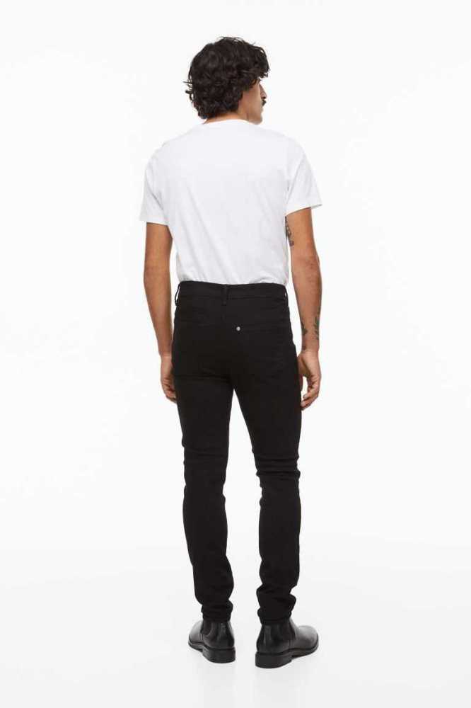 Jeans H&M Flaco Hombre Azules | 495820KAN