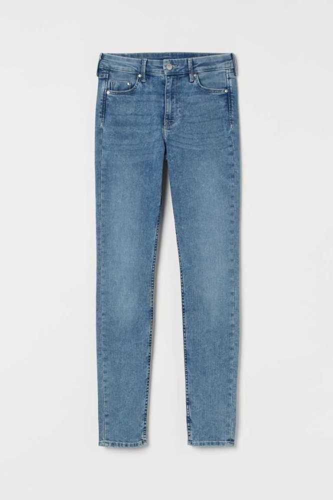 Jeans H&M Flaco Regular Mujer Azules Claro | 973821TUX