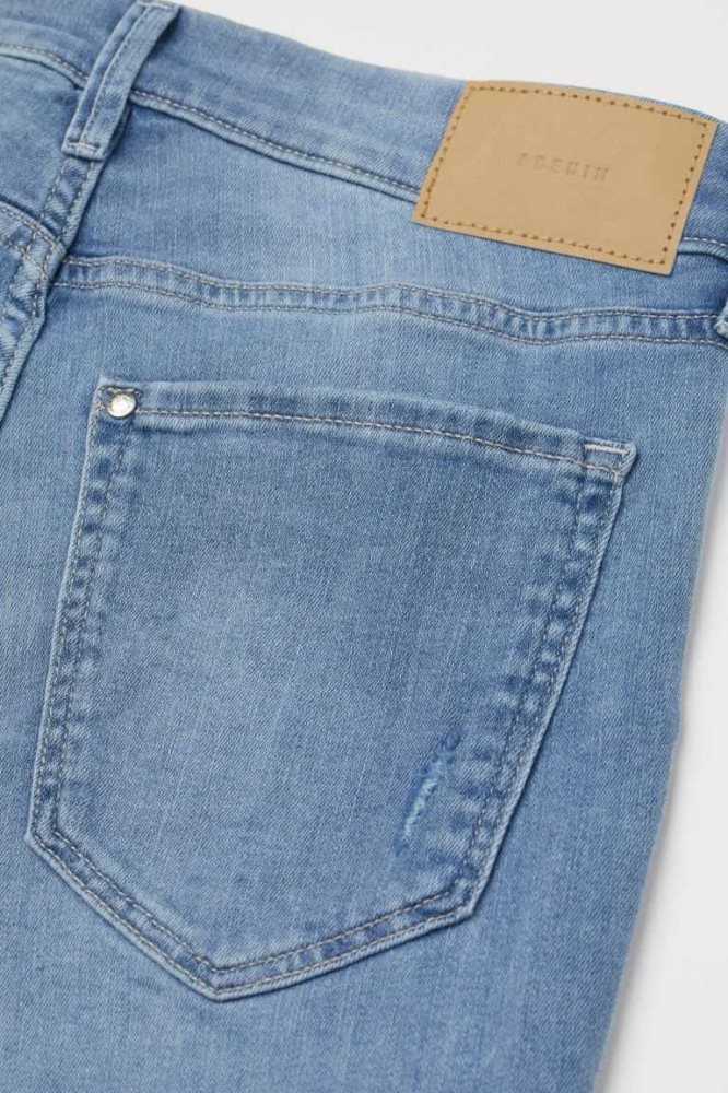 Jeans H&M Flaco Regular Mujer Azules Claro | 973821TUX