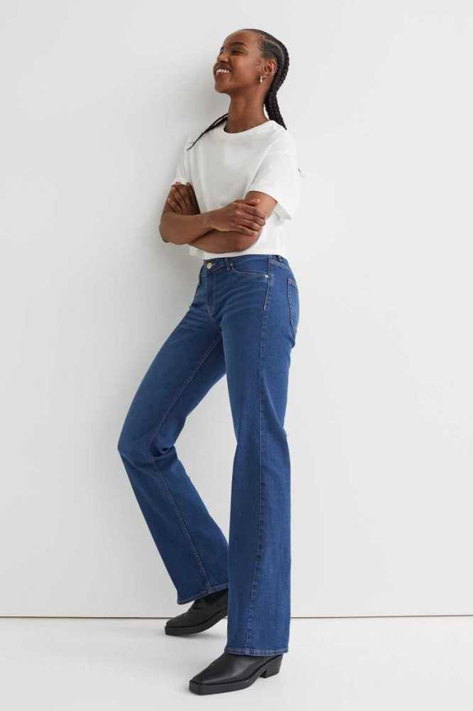 Jeans H&M Flare Low Mujer Azules Claro | 078256ICW