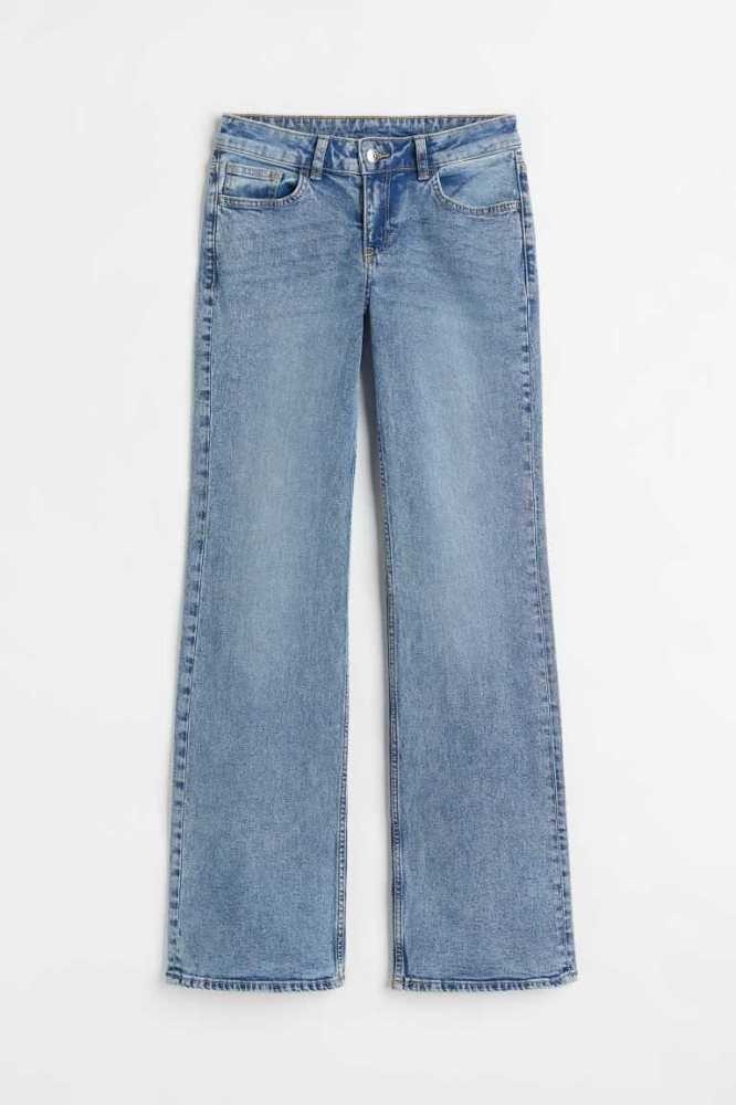 Jeans H&M Flare Low Mujer Negros | 120546VRE