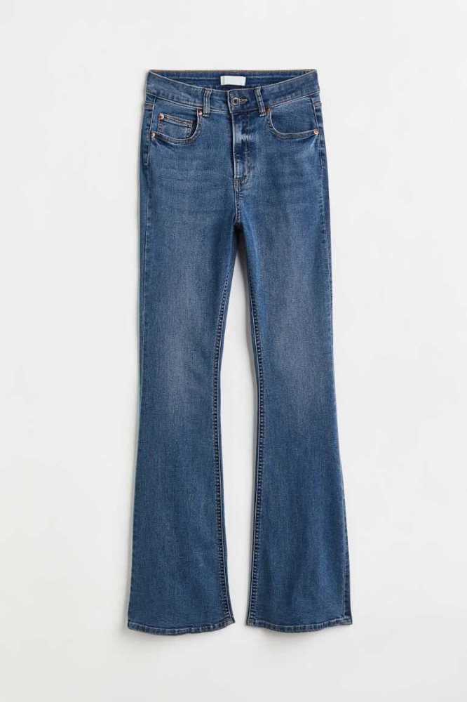 Jeans H&M Flared High Mujer Azules | 057619OSU