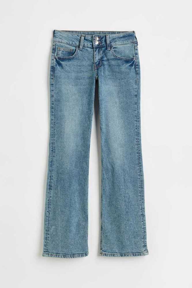 Jeans H&M Flared Low Mujer Grises | 194053VKF