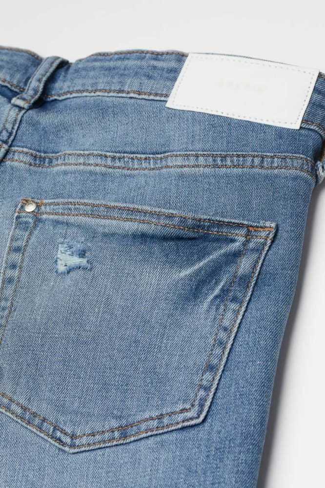 Jeans H&M Girlfriend Regular Mujer Azules Claro | 038457KXY