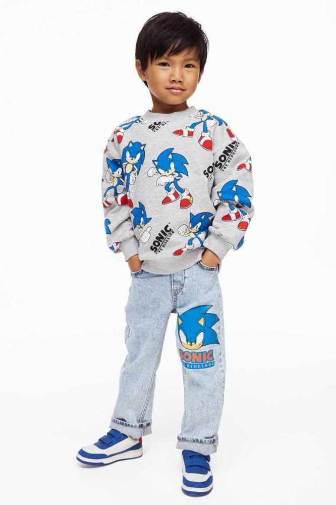 Jeans H&M Loose Fit Niños Azules Claro | 259173LRT