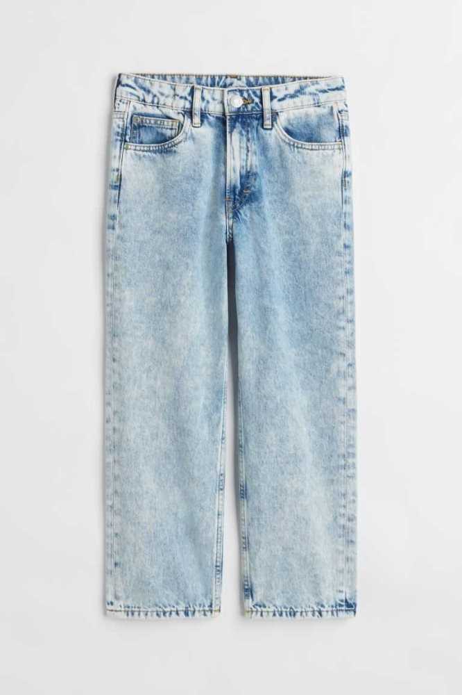 Jeans H&M Loose Fit Niños Azules Claro | 429870UME