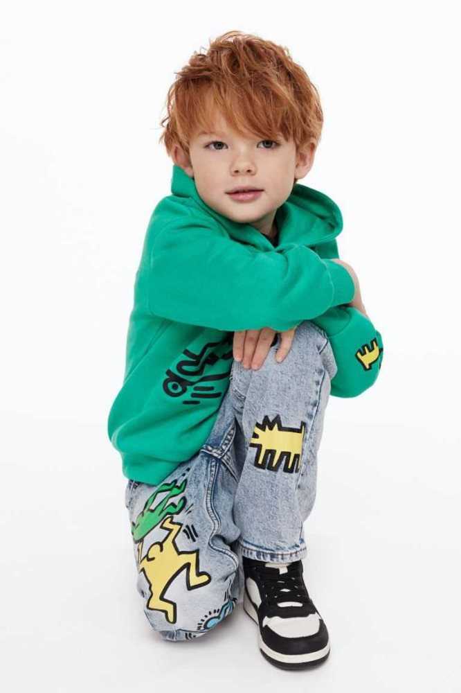 Jeans H&M Loose Fit Niños Azules Claro | 467321ZTI