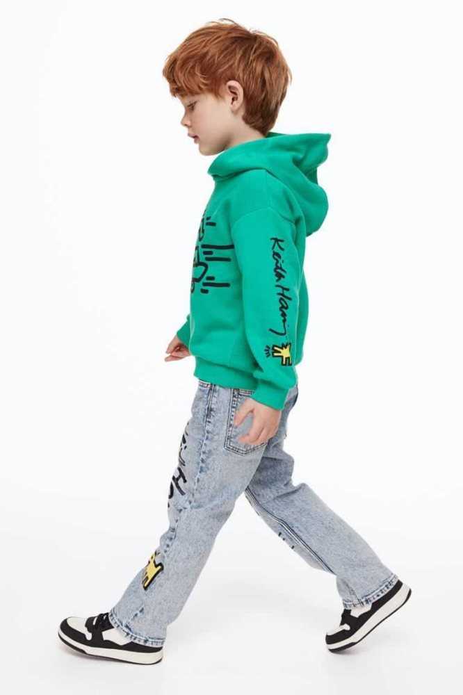 Jeans H&M Loose Fit Niños Azules Claro | 467321ZTI