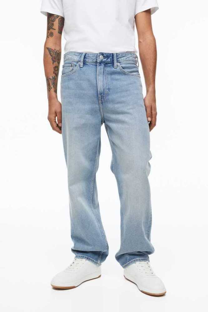 Jeans H&M Loose Hombre Azules | 316748ADH