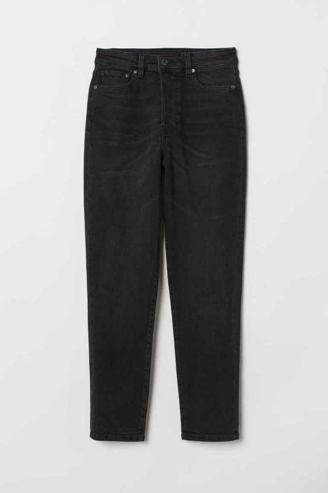 Jeans H&M Mom High Ankle Mujer Azules | 341658ZNR