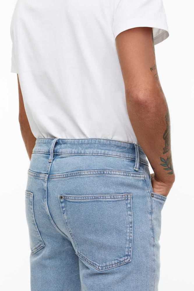 Jeans H&M Regular Hombre Azules Claro | 580972WXY