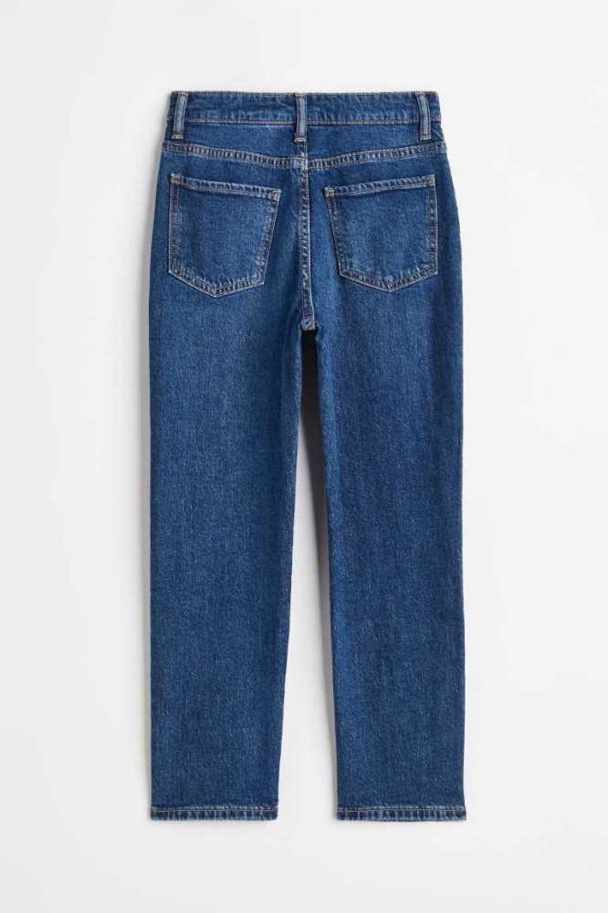 Jeans H&M Relaxed Fit High Ankle Niños Azules Claro | 436512YWL