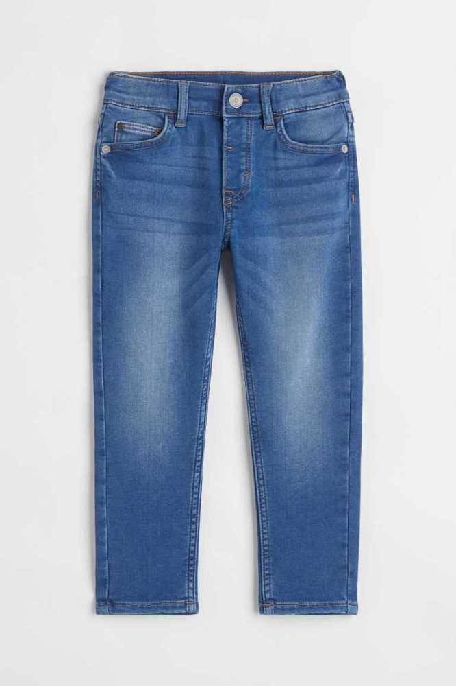 Jeans H&M Relaxed Fit Super Soft Niños Azules Oscuro | 839746ZQW