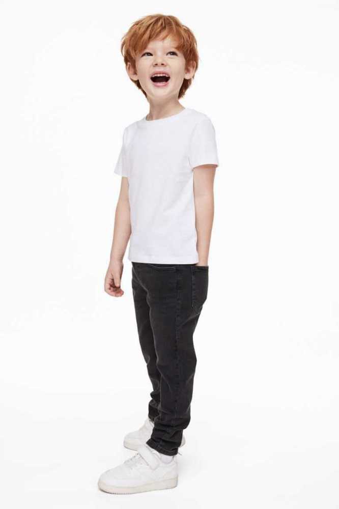 Jeans H&M Relaxed Tapered Fit Niños Azules Oscuro | 693218LOR