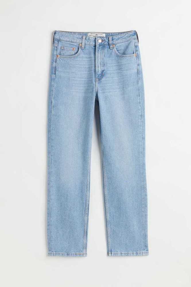 Jeans H&M Slim High Ankle Mujer Azules Claro | 267430BHW