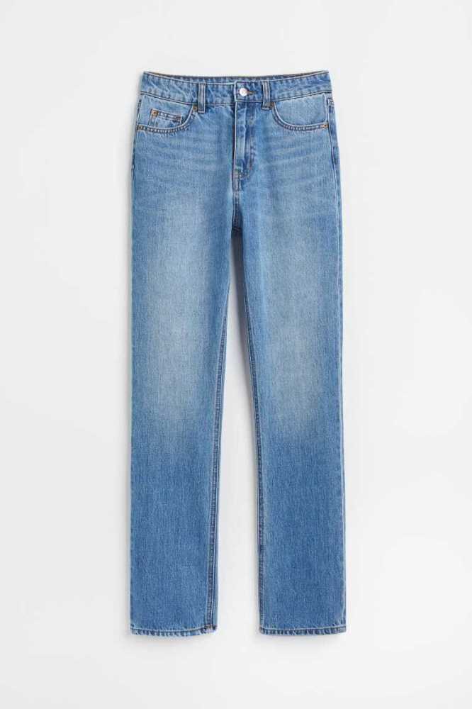 Jeans H&M Slim High Mujer Azules Claro | 096573BOZ