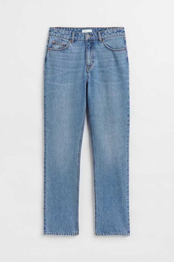 Jeans H&M Slim High Mujer Azules Claro | 096573BOZ