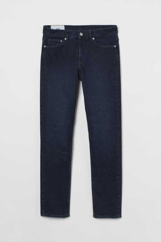 Jeans H&M Slim Hombre Grises Oscuro | 614807OTG