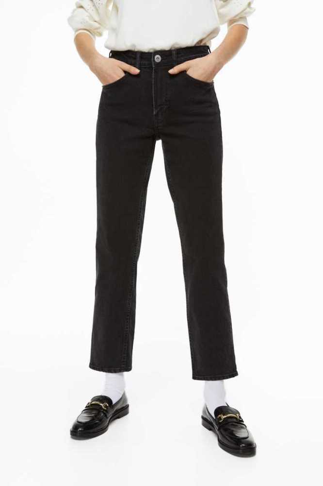 Jeans H&M Slim Regular Ankle Mujer Azules Oscuro | 209458KZN