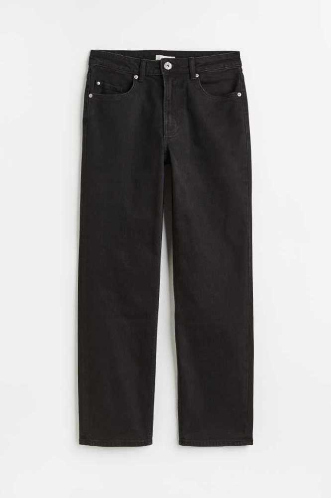 Jeans H&M Slim Regular Ankle Mujer Azules Oscuro | 209458KZN