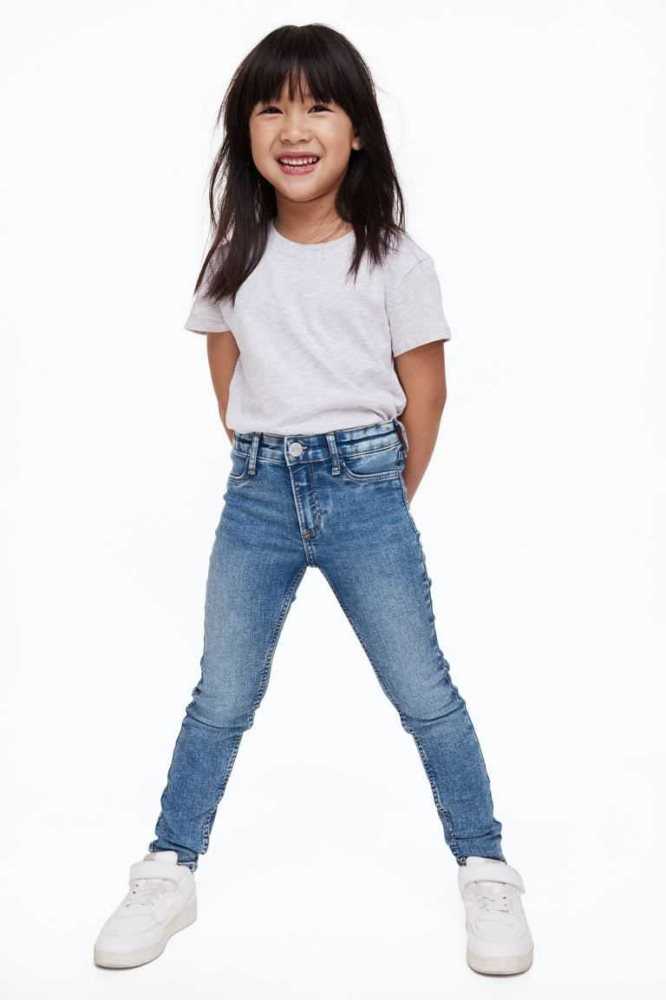 Jeans H&M Superstretch Flaco Fit Niños Azules | 706194CFV