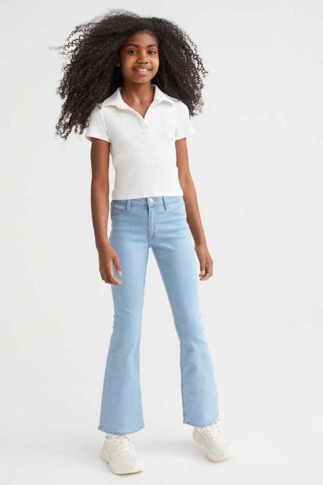 Jeans H&M Superstretch Flare Fit Niños Azules | 164750PCJ