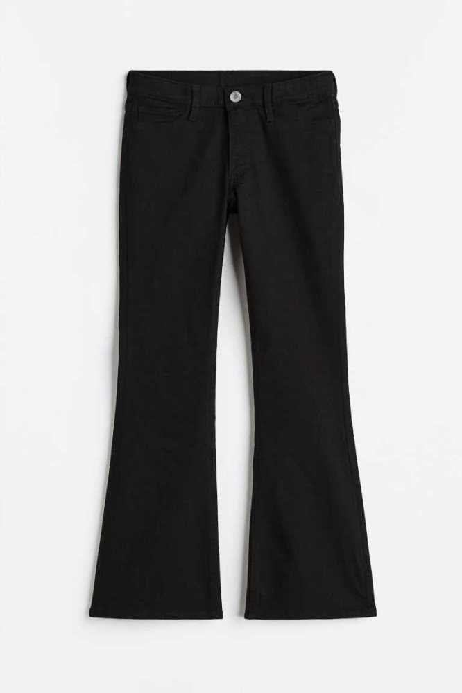 Jeans H&M Superstretch Flare Fit Niños Negros | 725648GWP