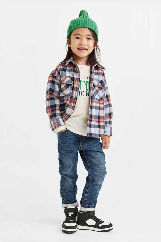 Jeans H&M Superstretch Slim Fit Niños Azules Oscuro | 645109AOE