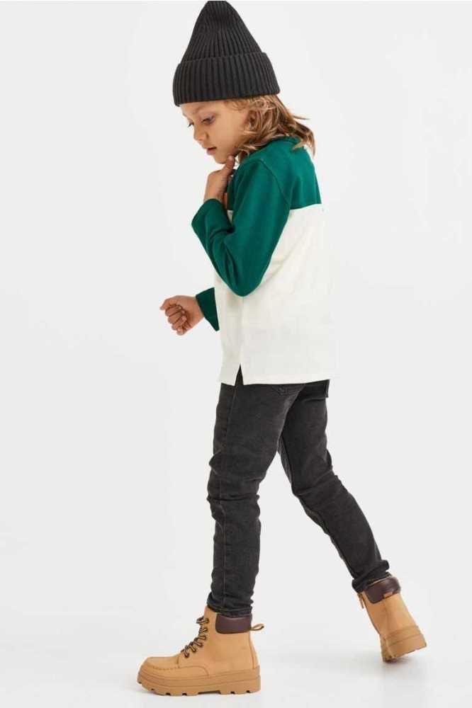 Jeans H&M Superstretch Slim Fit Niños Grises Oscuro | 851037CHD