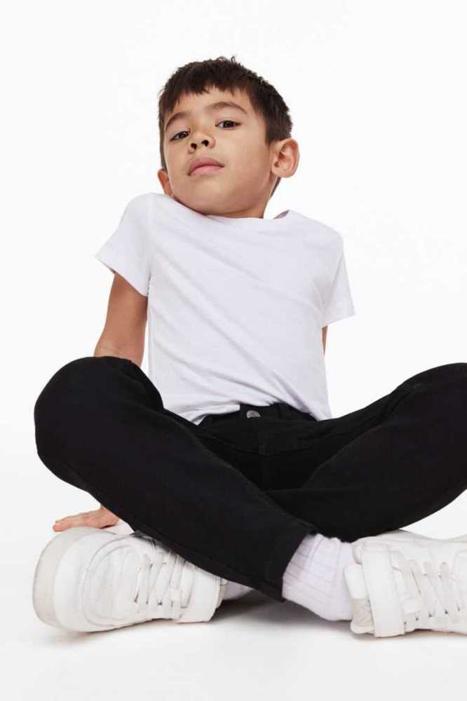 Jeans H&M Superstretch Slim Fit Niños Negros | 583649EKL