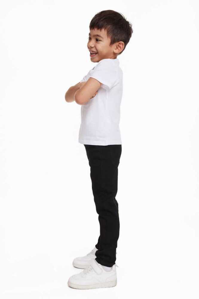 Jeans H&M Superstretch Slim Fit Niños Negros | 583649EKL