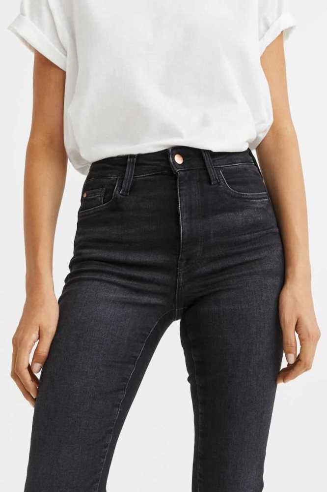 Jeans H&M True To You Bootcut High Mujer Azules Oscuro | 301829XDB