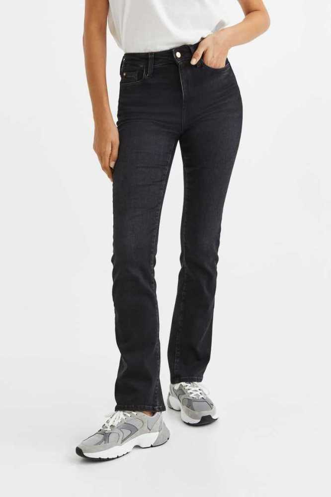 Jeans H&M True To You Bootcut High Mujer Azules Oscuro | 301829XDB