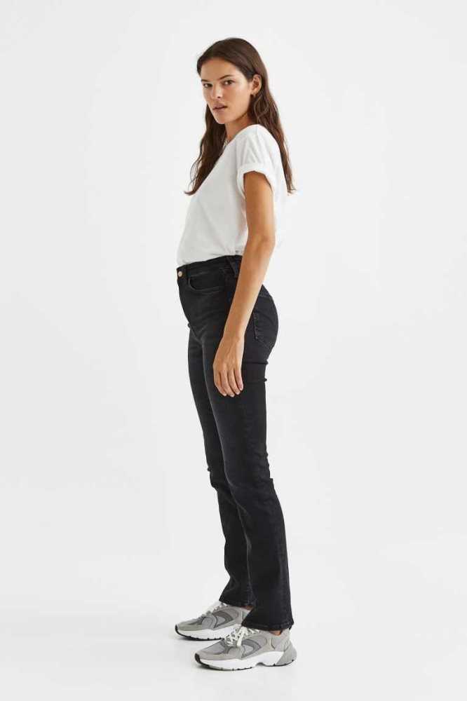 Jeans H&M True To You Bootcut High Mujer Azules Oscuro | 301829XDB