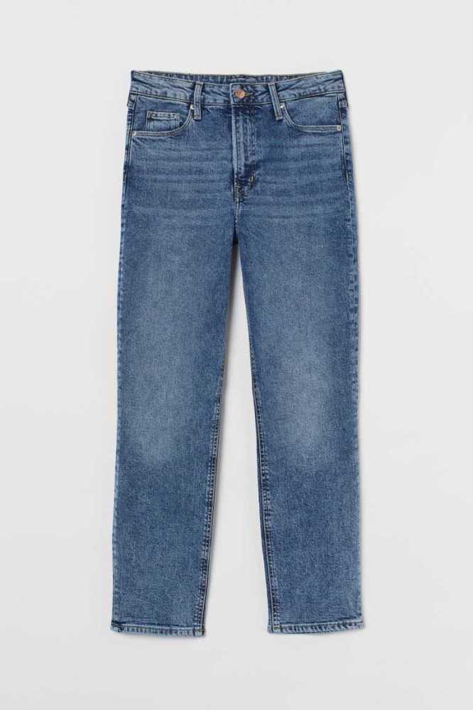 Jeans H&M Vintage Slim High Ankle Mujer Azules Claro | 092765ZXC